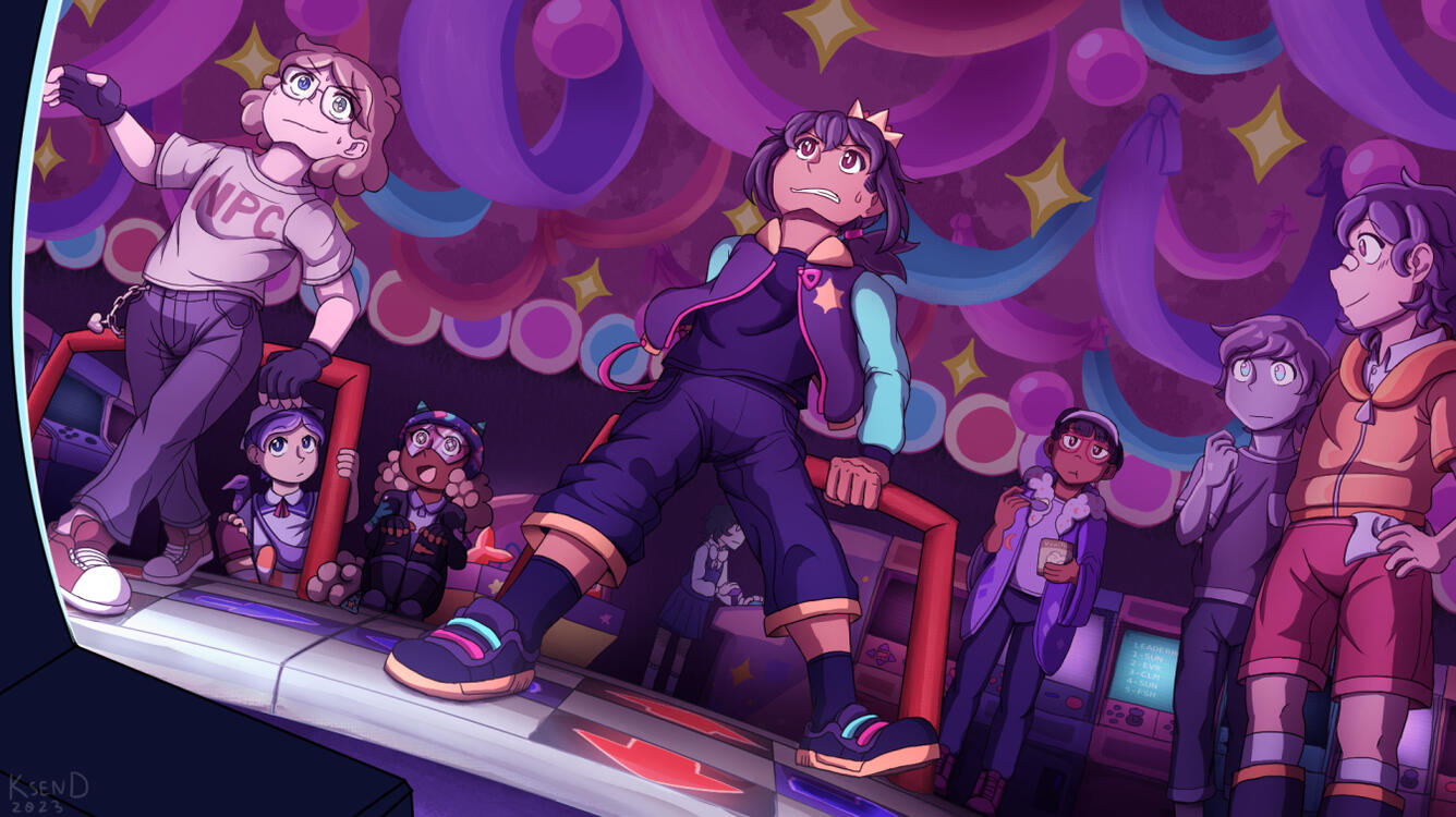 Characters belong to @Melonomelon